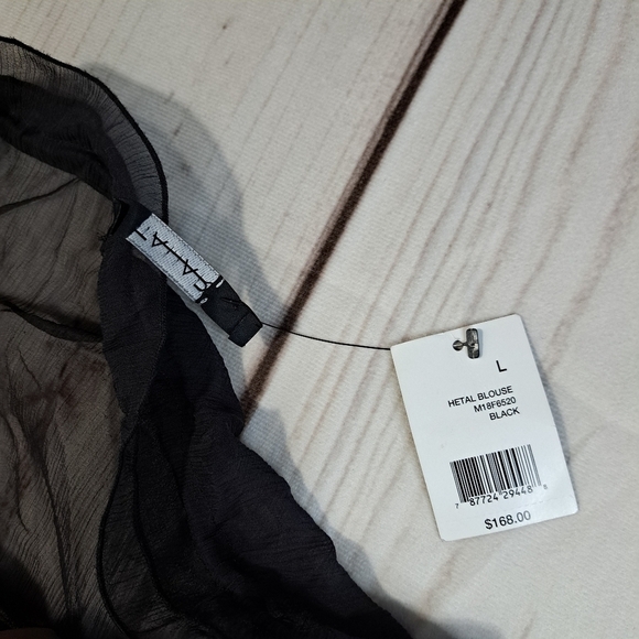 Tahari Silk Top Size Large - Picture 14 of 14